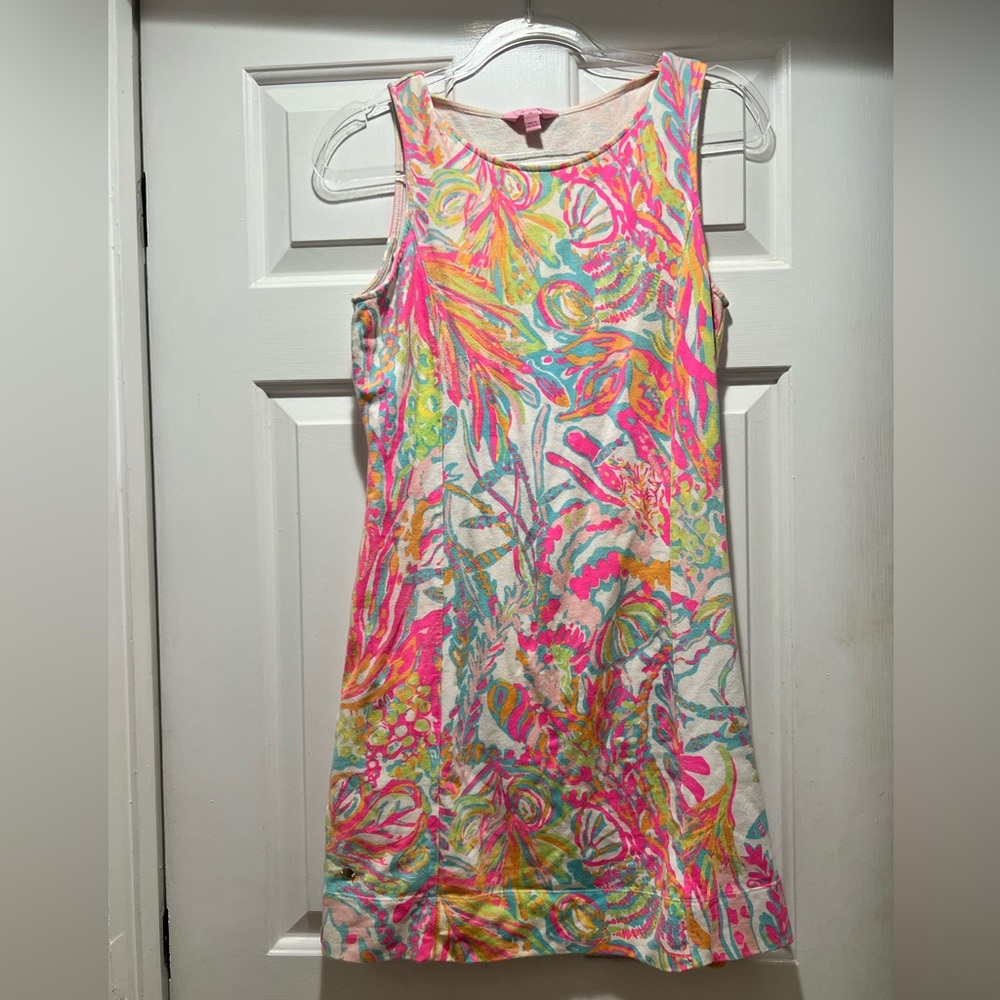 Tropical Multicolor Sleeveless Lilly Pulitzer Shift Dress